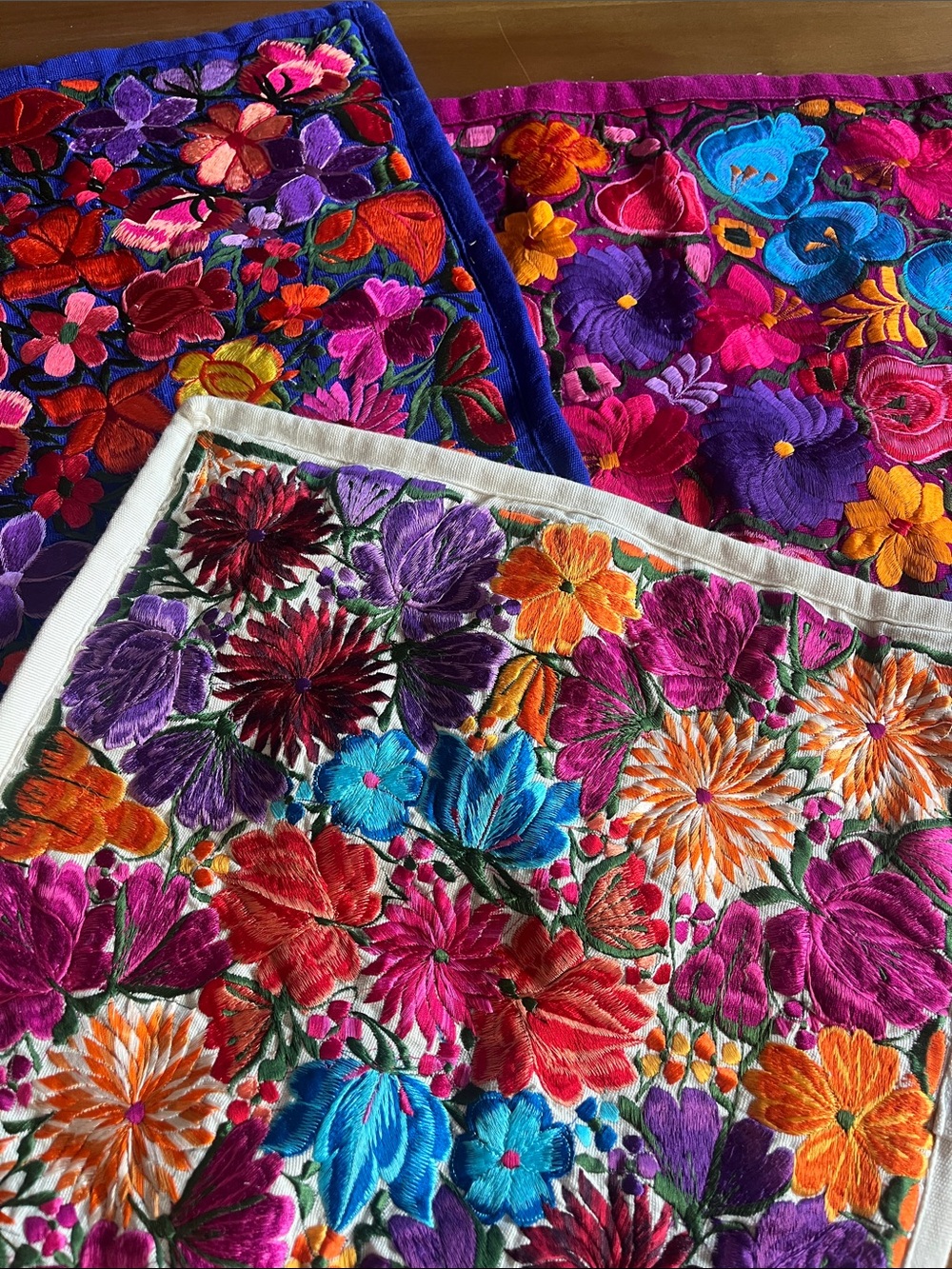 Hand Embroidered Guatemalan Pillow Cases